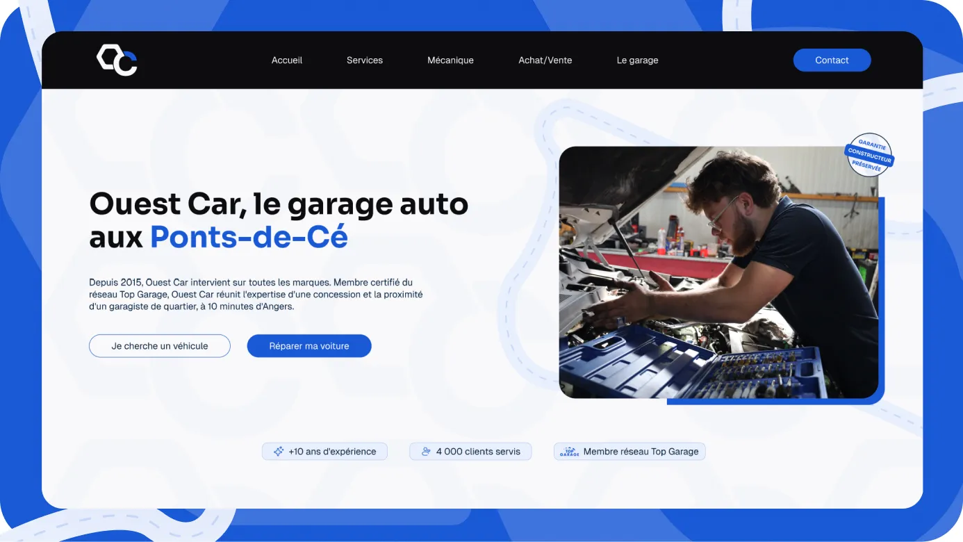 Aperçu du projet Ouest Car